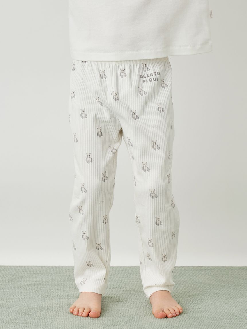 GELATO PIQUE KIDS & BABY「【KIDS】ぬいぐるみ柄ロングパンツ」|ルームウェア|