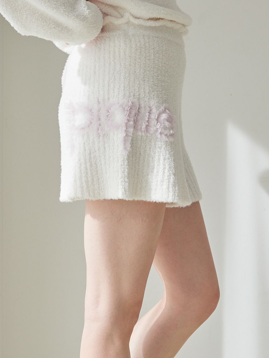 gelato pique「フリルロゴリブフレアショートパンツ」|ルームウェア|