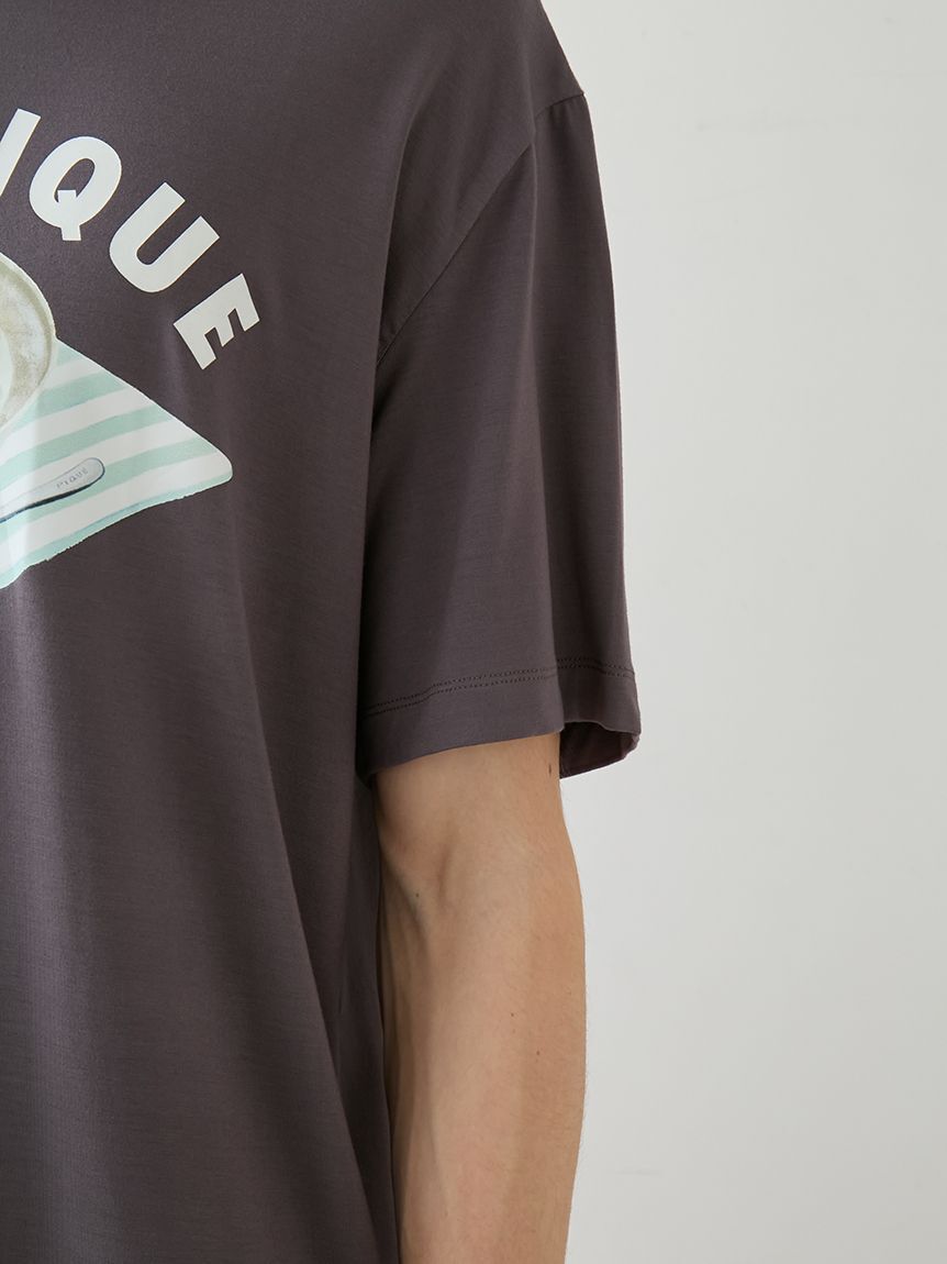 GELATO PIQUE HOMME「【HOMME】シリアルワンポイントロゴTシャツ」|ルームウェア|