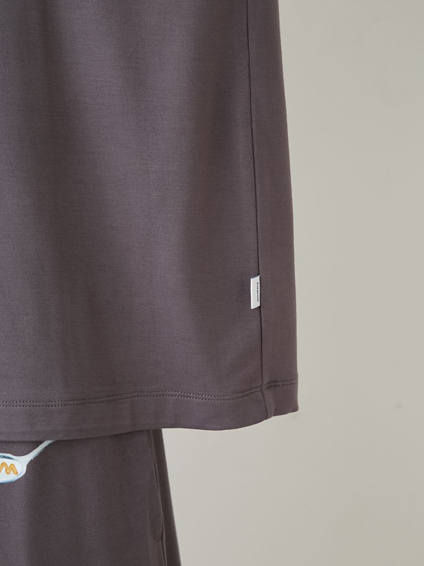 GELATO PIQUE HOMME「【HOMME】シリアルワンポイントロゴTシャツ」|ルームウェア|