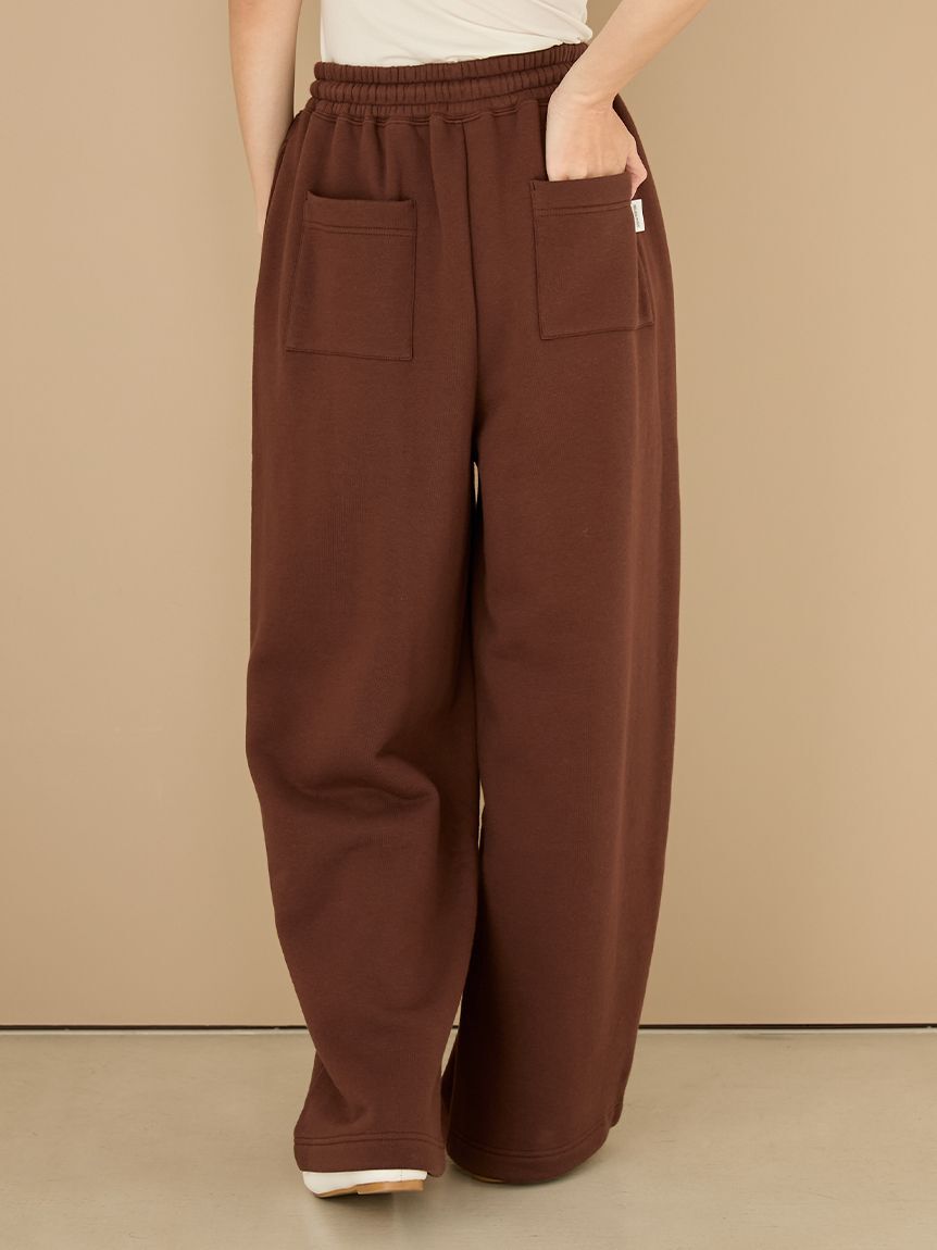 gelato pique「カレッジロゴ裏毛ロングパンツ」|ルームウェア|