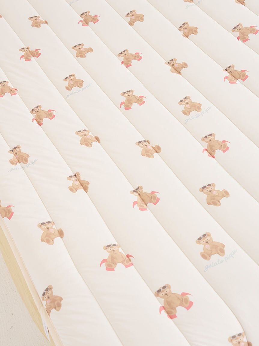 gelato pique Sleep「【Sleep】【接触冷感】サマーベア柄敷きパッド（ダブル）」|その他|