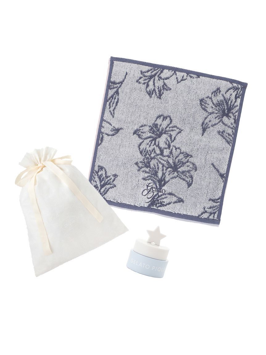 gelato pique「【ラッピング済み】【母の日】フラワーハンドタオル&リップバームSET」|その他|NVY