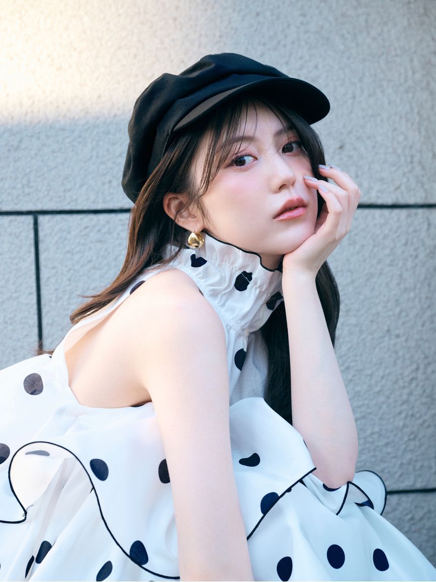 SNIDEL「ドロップフープピアス」|ピアス|