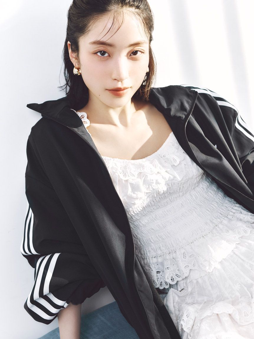 SNIDEL「ドロップフープピアス」|ピアス|