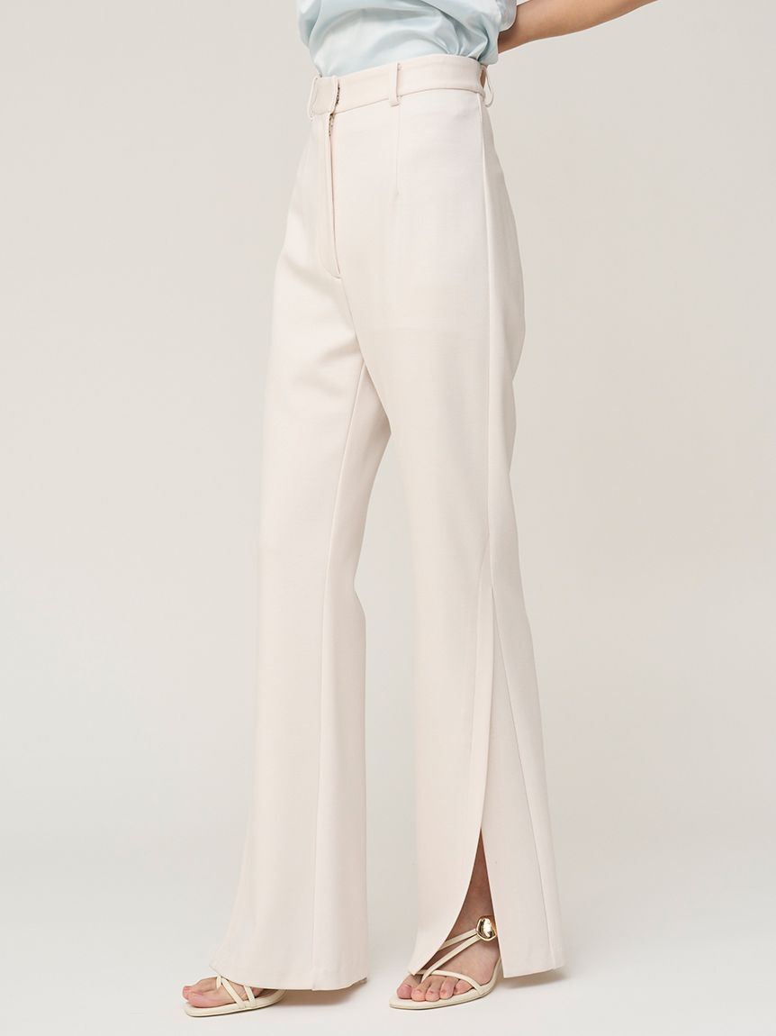 SNIDEL「スリットカットパンツ」|チノ|