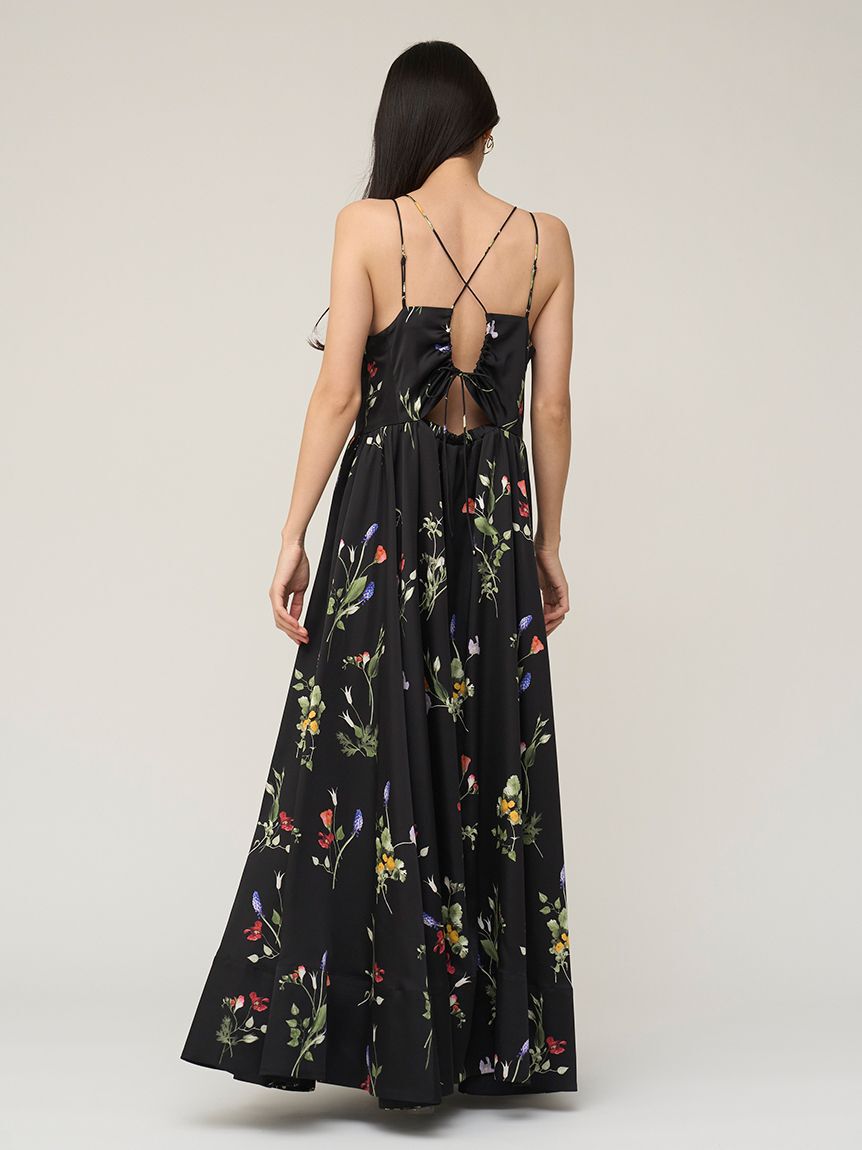 SNIDEL「【WEB限定00サイズあり】ボタニカルパターンキャミワンピース」|ワンピース|