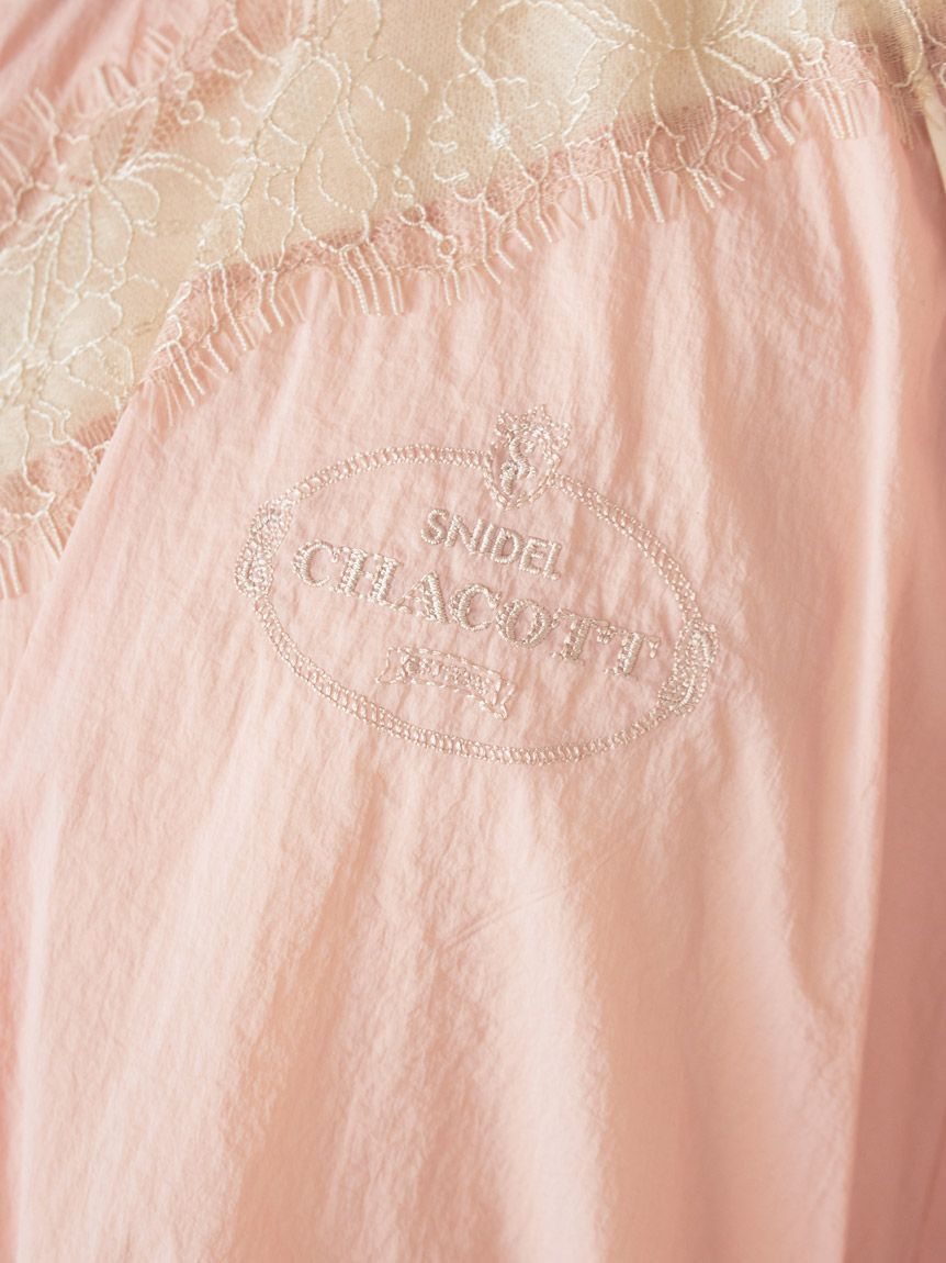 SNIDEL「【Chacott】コラボナイロンレースブルゾン」|ブルゾン・スタジャン|