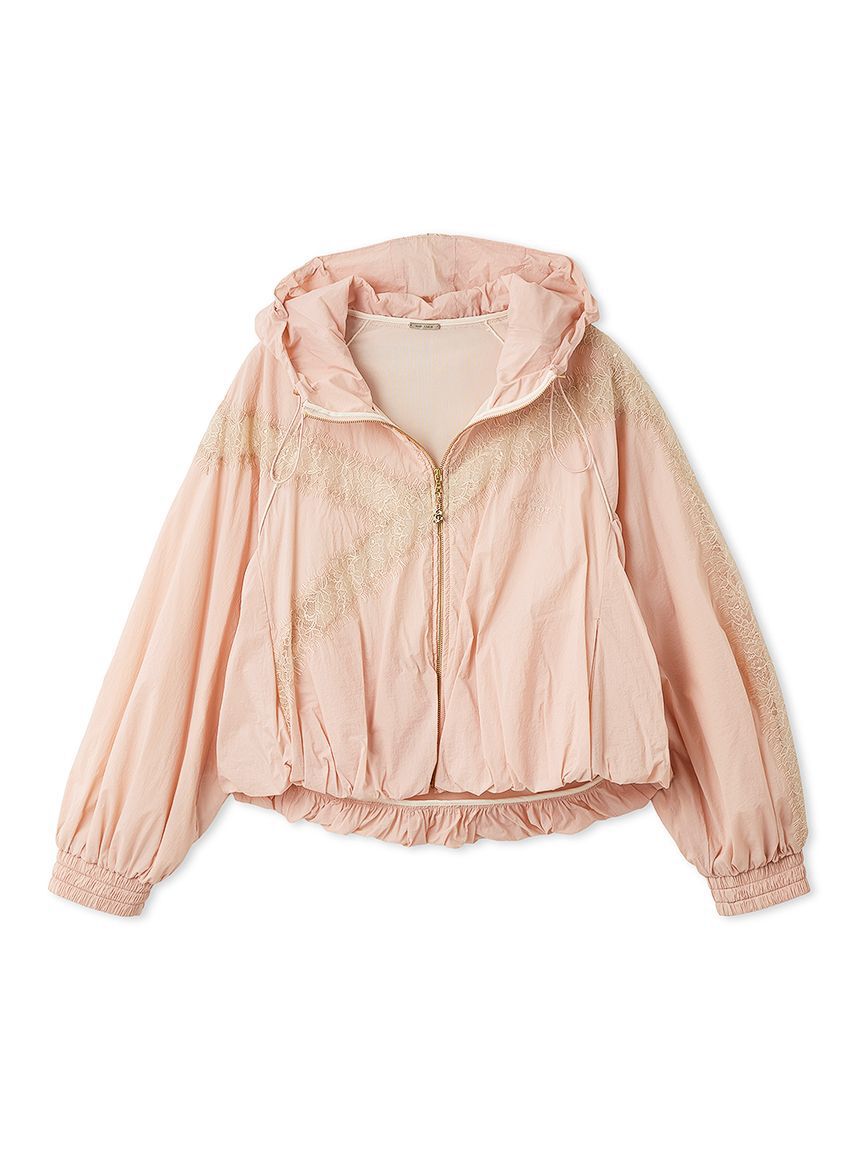 SNIDEL「【Chacott】コラボナイロンレースブルゾン」|ブルゾン・スタジャン|PNK