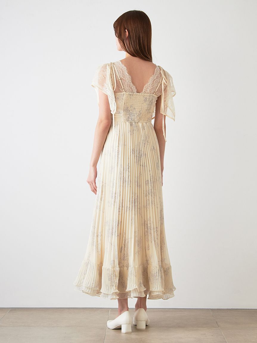 SNIDEL「【Chacott】コラボフラワーレースワンピース」|ワンピース|