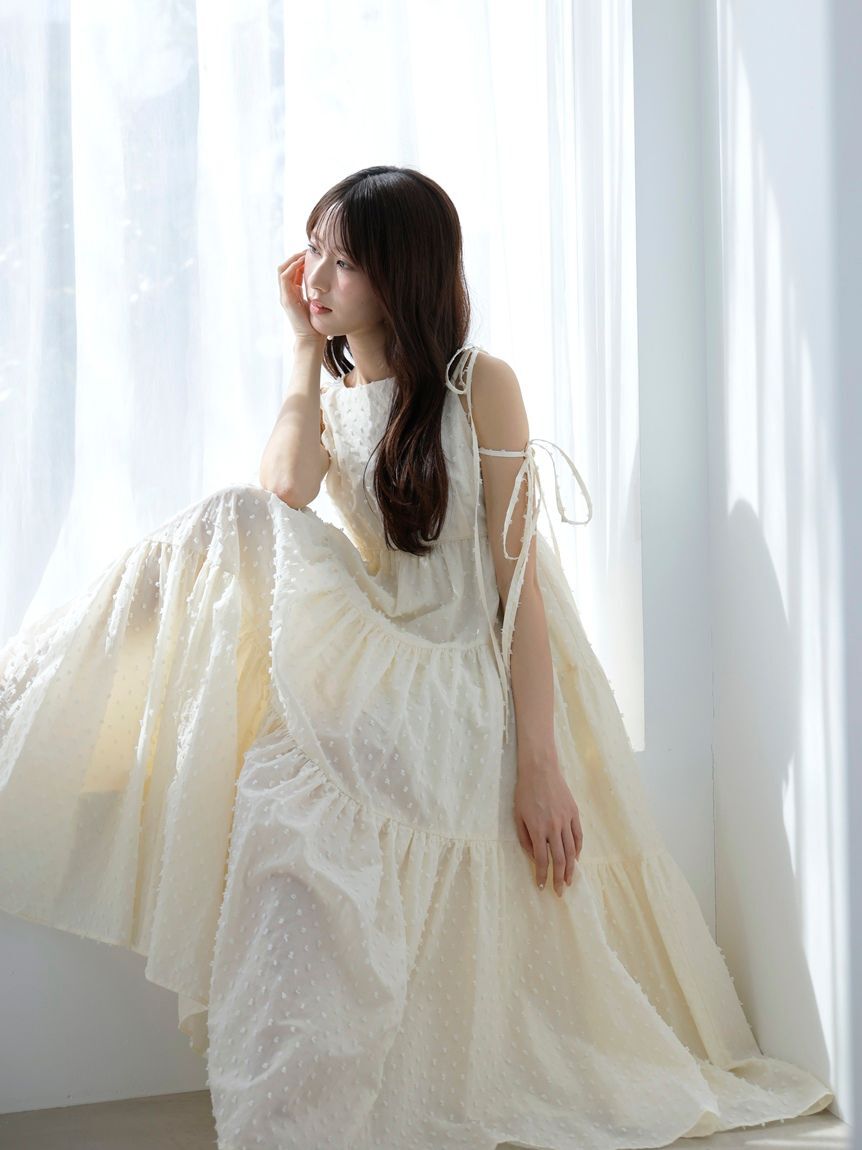 SNIDEL「ドビードットティアードワンピース」|ワンピース|OWHT