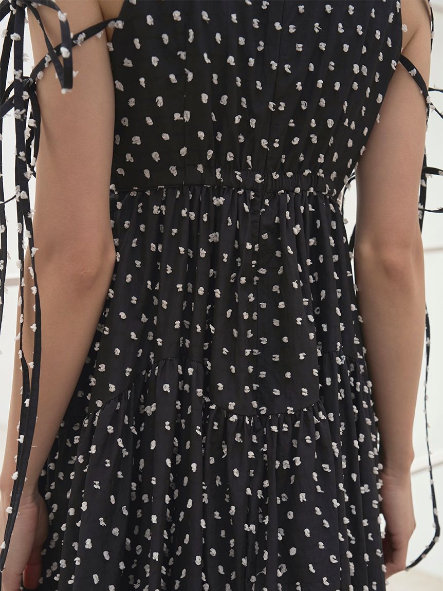 SNIDEL「ドビードットティアードワンピース」|ワンピース|