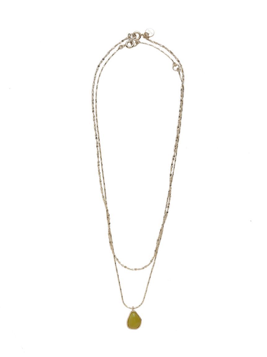 SNIDEL「ナチュラルストーンネックレス」|ネックレス|