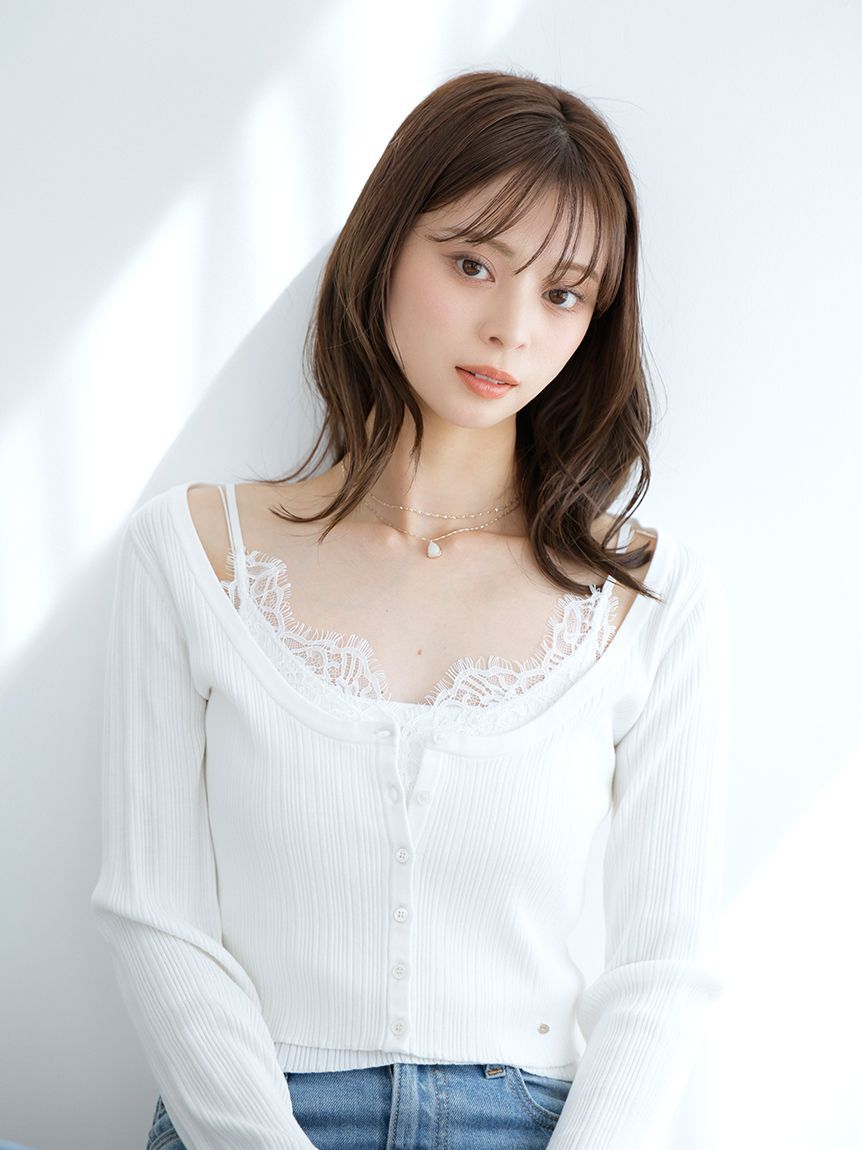 SNIDEL「ナチュラルストーンネックレス」|ネックレス|