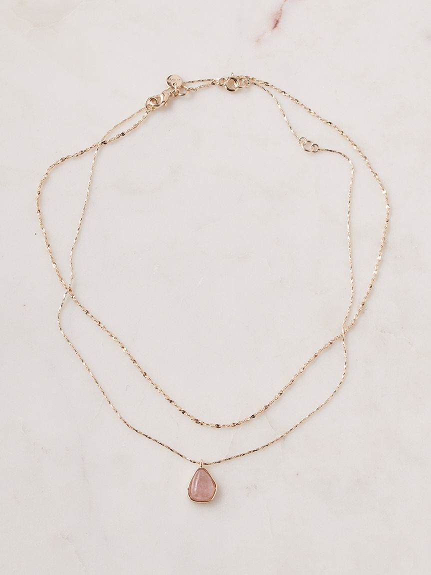 SNIDEL「ナチュラルストーンネックレス」|ネックレス|PNK