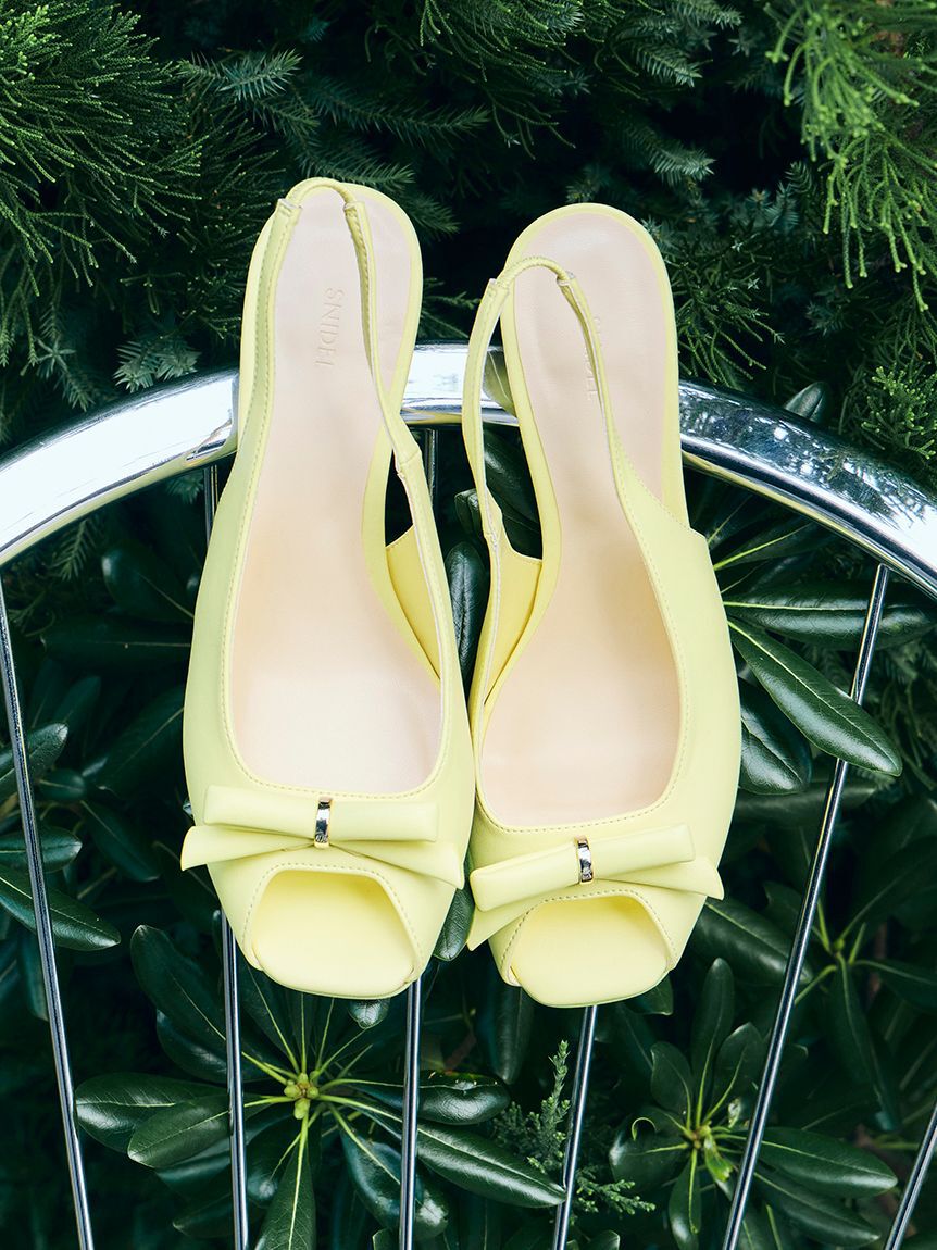 SNIDEL「バックストラップリボンサンダル」|サンダル|