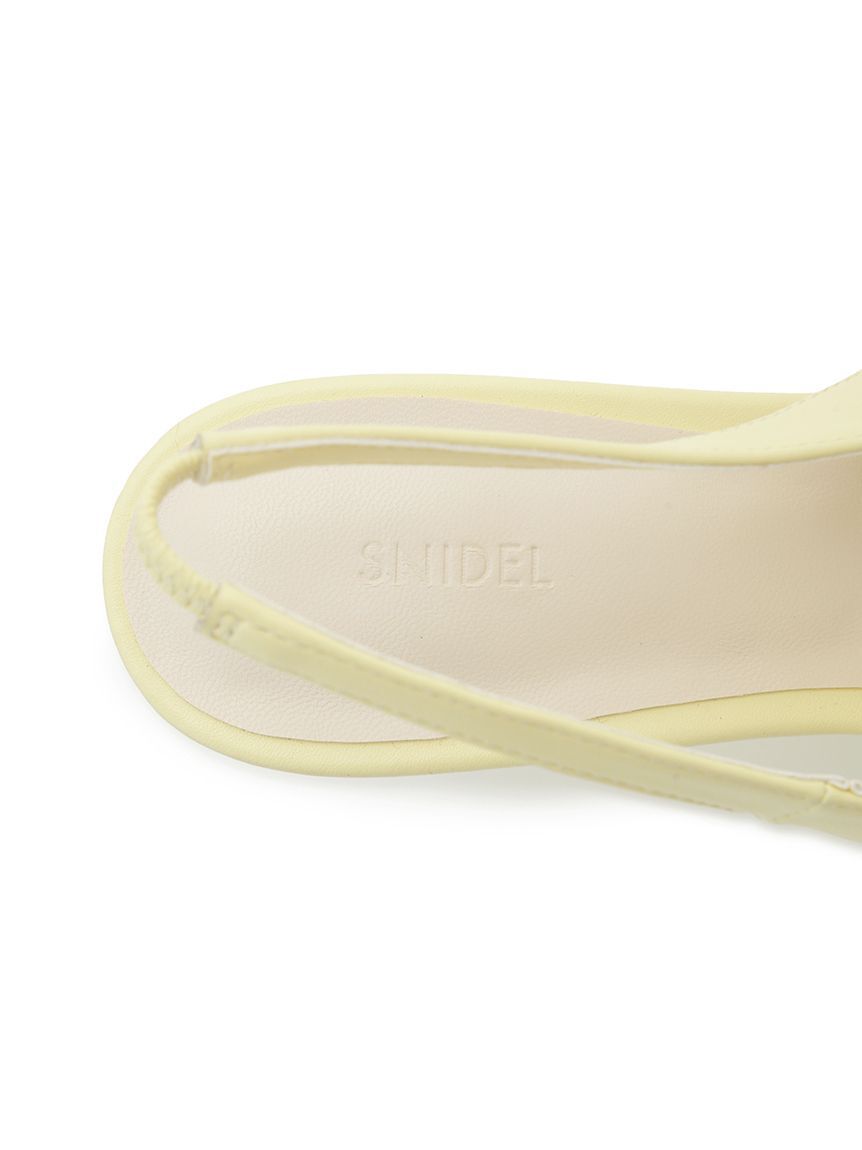SNIDEL「バックストラップリボンサンダル」|サンダル|