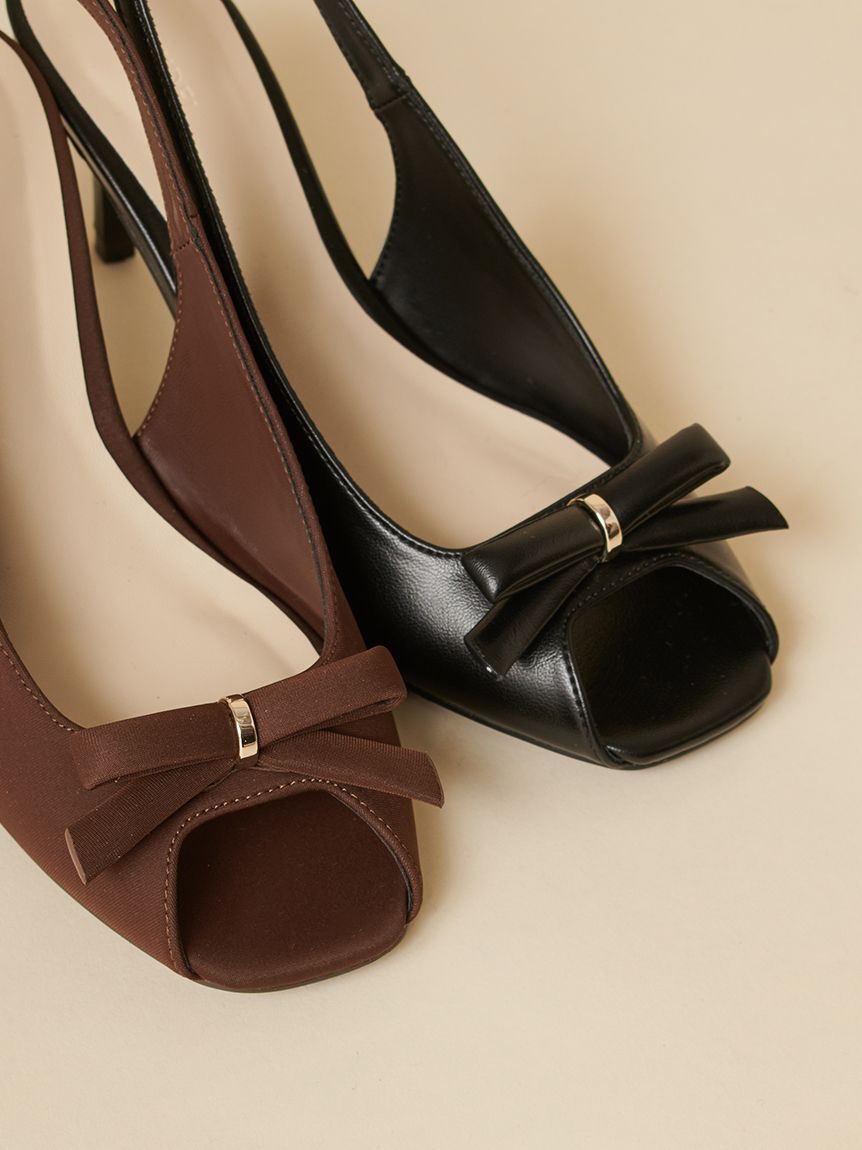 SNIDEL「バックストラップリボンサンダル」|サンダル|