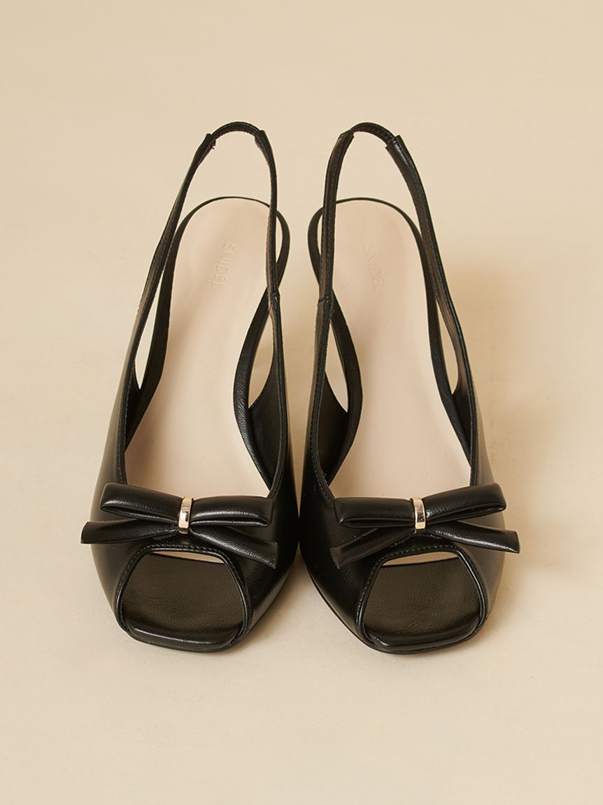 SNIDEL「バックストラップリボンサンダル」|サンダル|