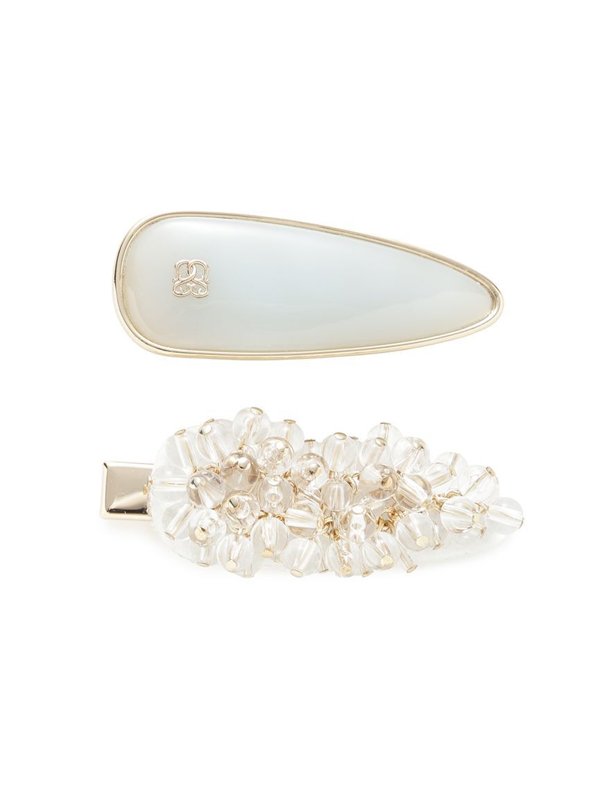 SNIDEL「ビーズヘアクリップセット」|ヘアバンド|