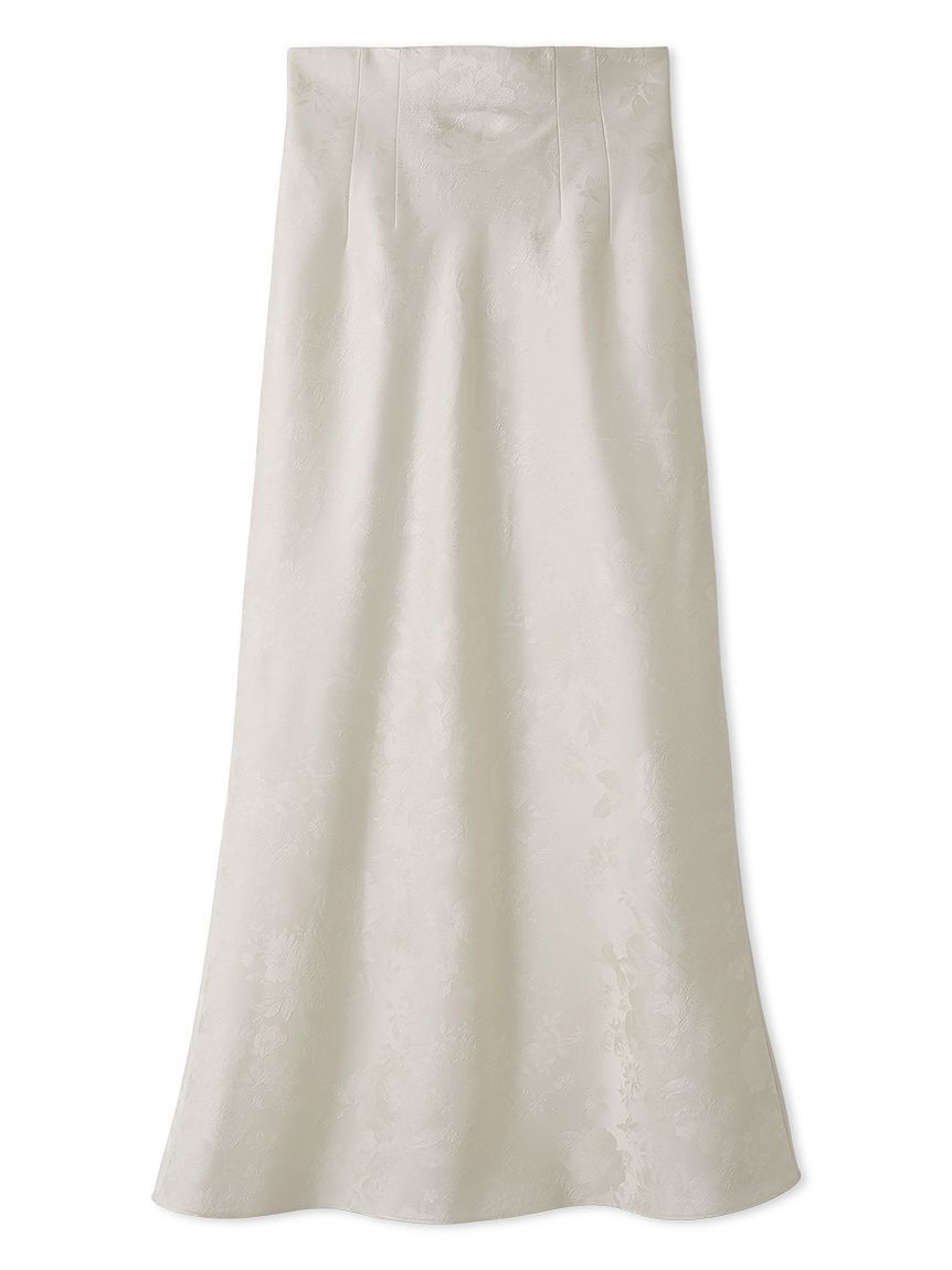 SNIDEL「フローラルジャガードマーメイドスカート」|スカート|WHT