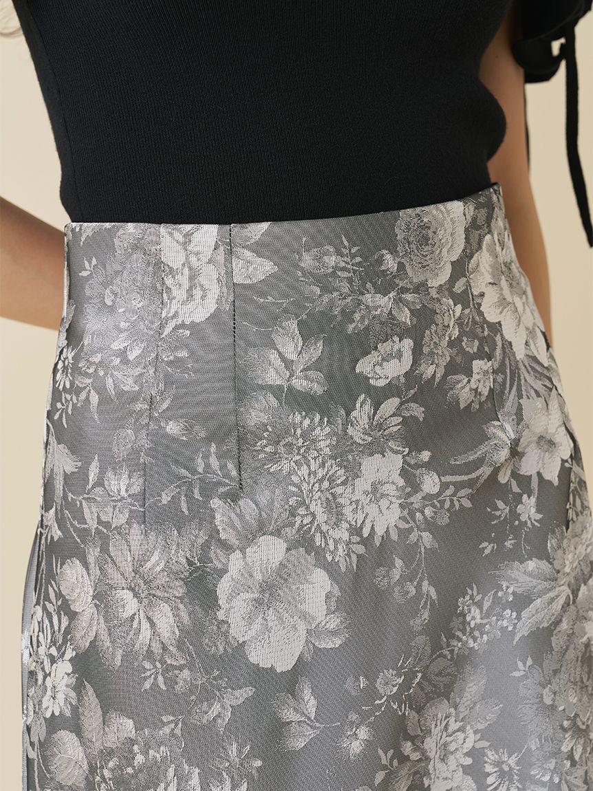 SNIDEL「フローラルジャガードマーメイドスカート」|スカート|