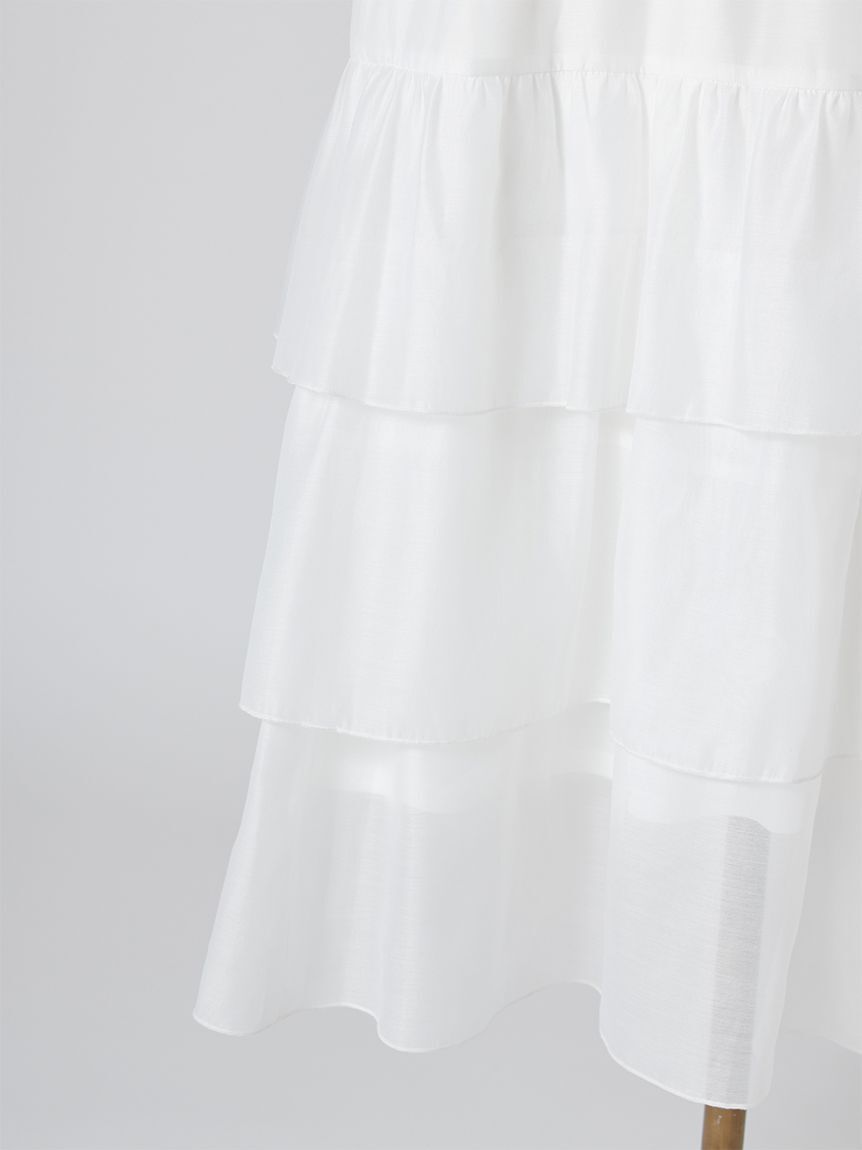 SNIDEL「ニットドッキングティアードワンピース」|ワンピース|