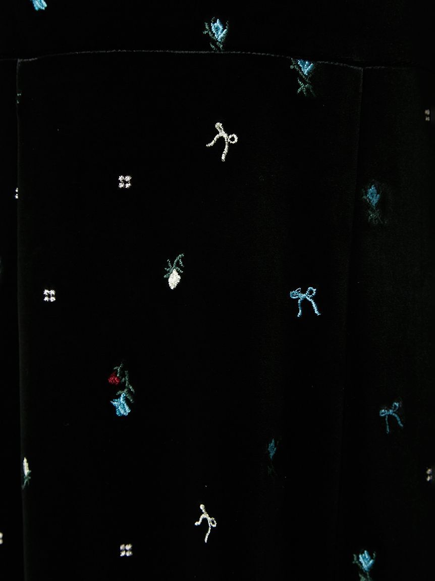 FRAY I.D「ベロアナローワンピース」|ワンピース|