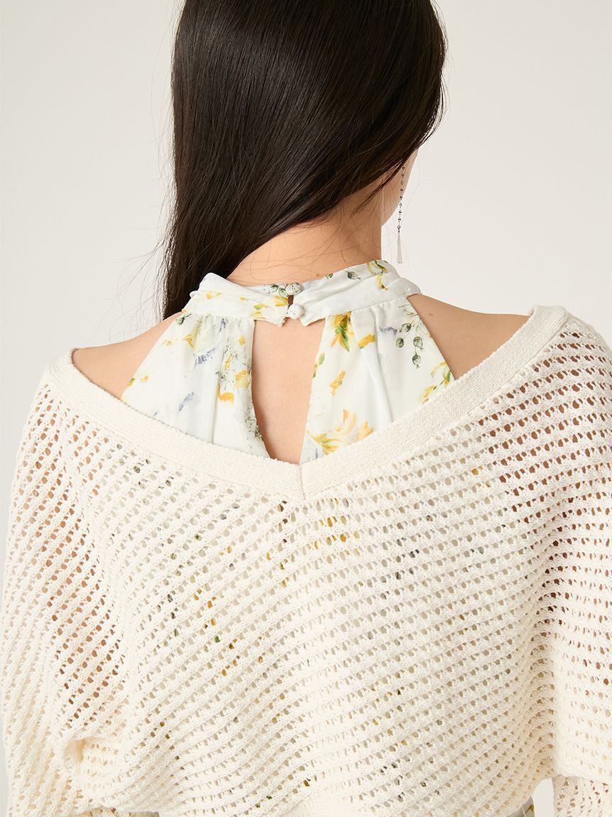 FRAY I.D「リネンコットンニットボレロカーディガン」|カーディガン|