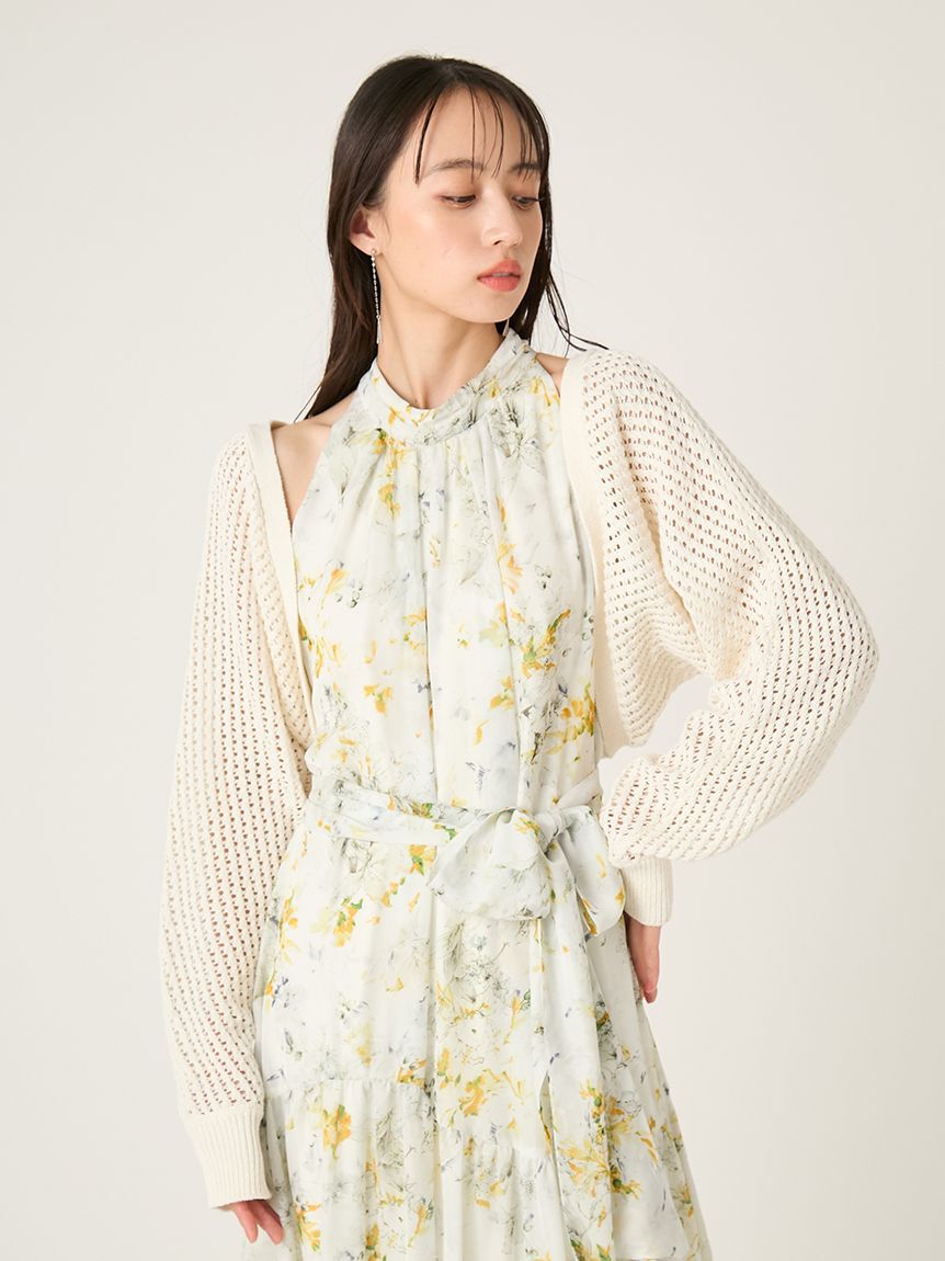 FRAY I.D「リネンコットンニットボレロカーディガン」|カーディガン|