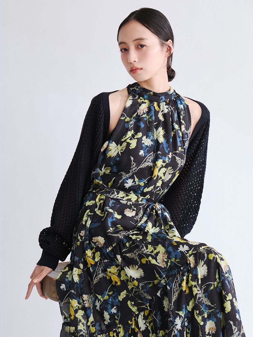 FRAY I.D「リネンコットンニットボレロカーディガン」|カーディガン|