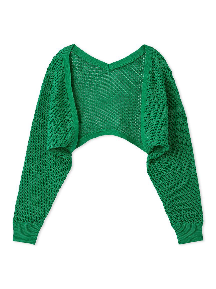 FRAY I.D「リネンコットンニットボレロカーディガン」|カーディガン|GRN