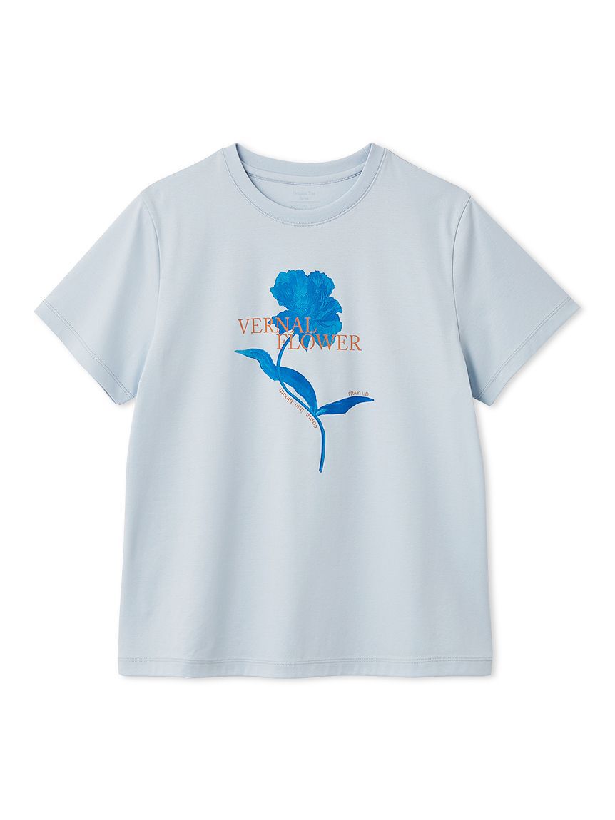 FRAY I.D「コンパクトフラワープリントTシャツ」|Tシャツ・カットソー|LBLU