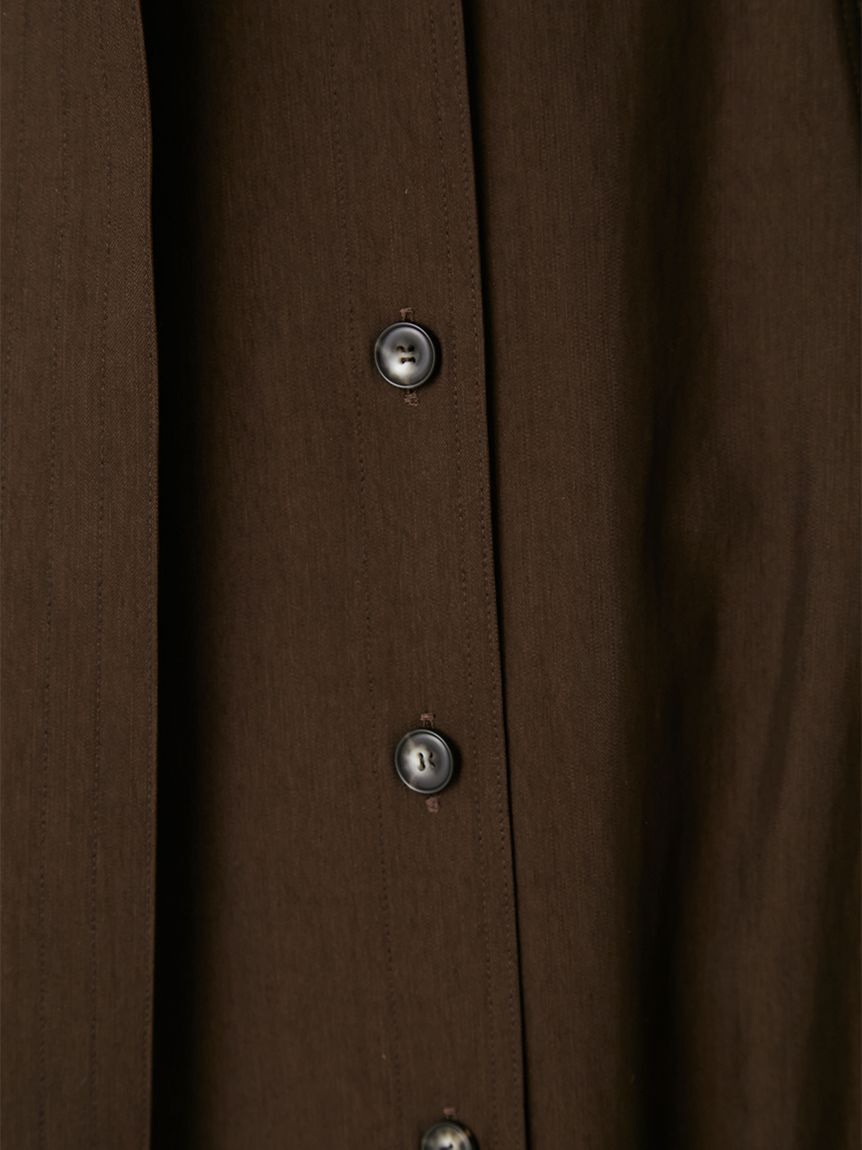 FRAY I.D「リネンブレンドビッグポケットサファリワンピース」|ワンピース|