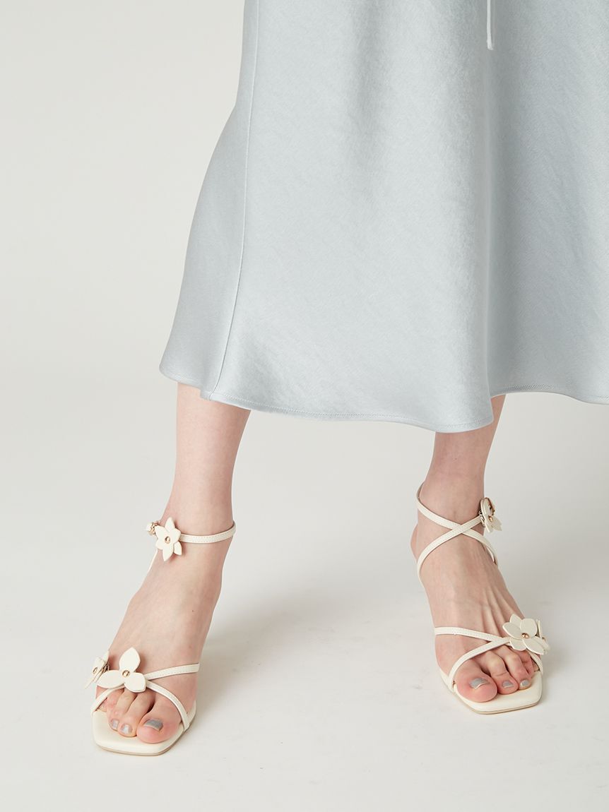 FRAY I.D「サテンナロースカート／接触冷感」|スカート|