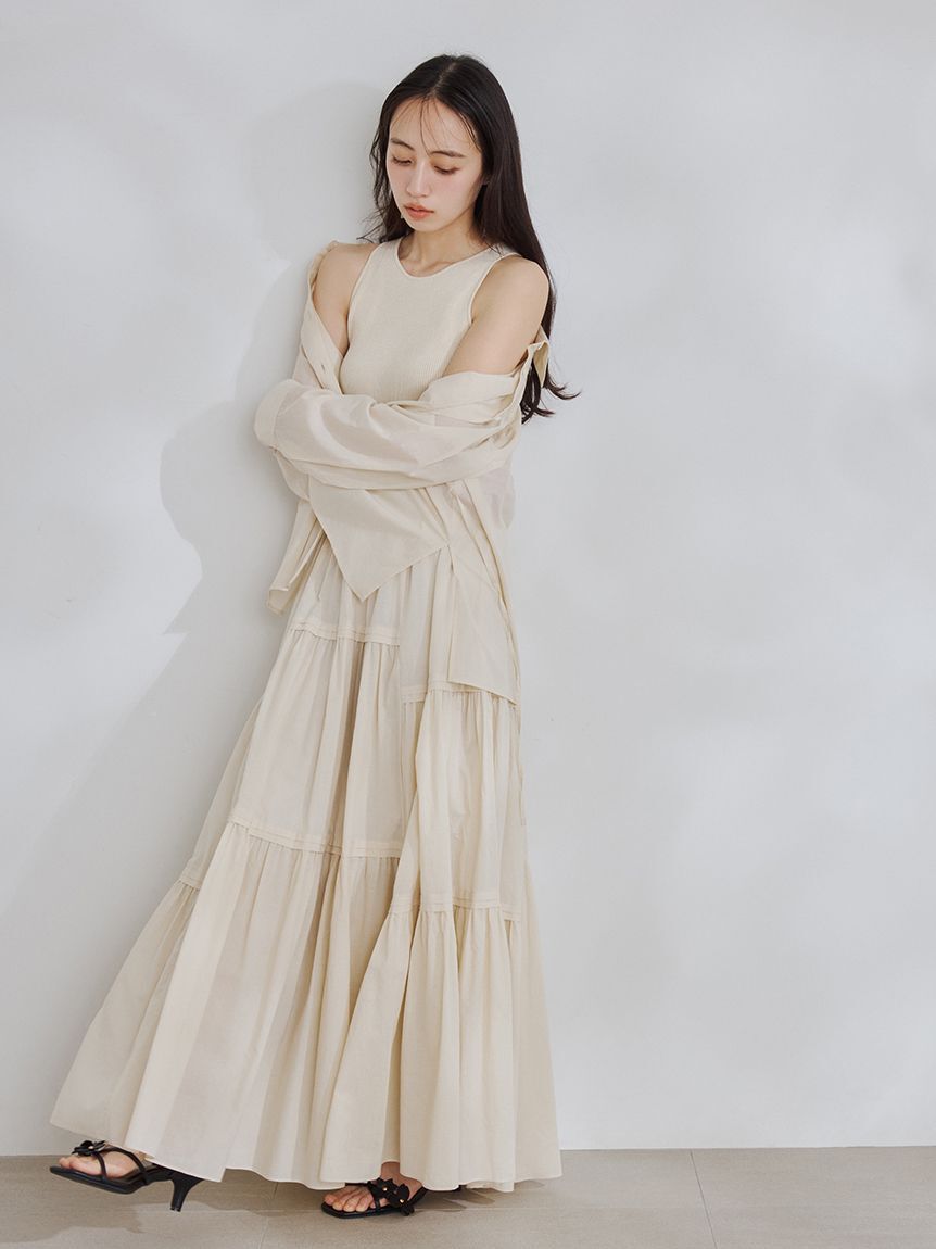 FRAY I.D「サイドスリットシアーシャツ」|シャツ・ブラウス|