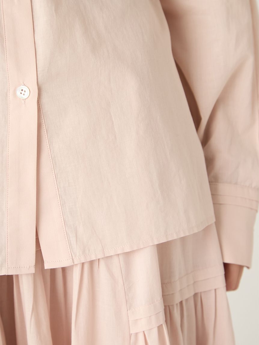 FRAY I.D「サイドスリットシアーシャツ」|シャツ・ブラウス|