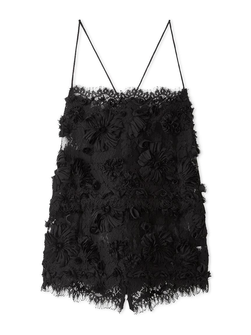 FRAY I.D「フラワーエンブロイダリーレースキャミソール」|キャミソール|