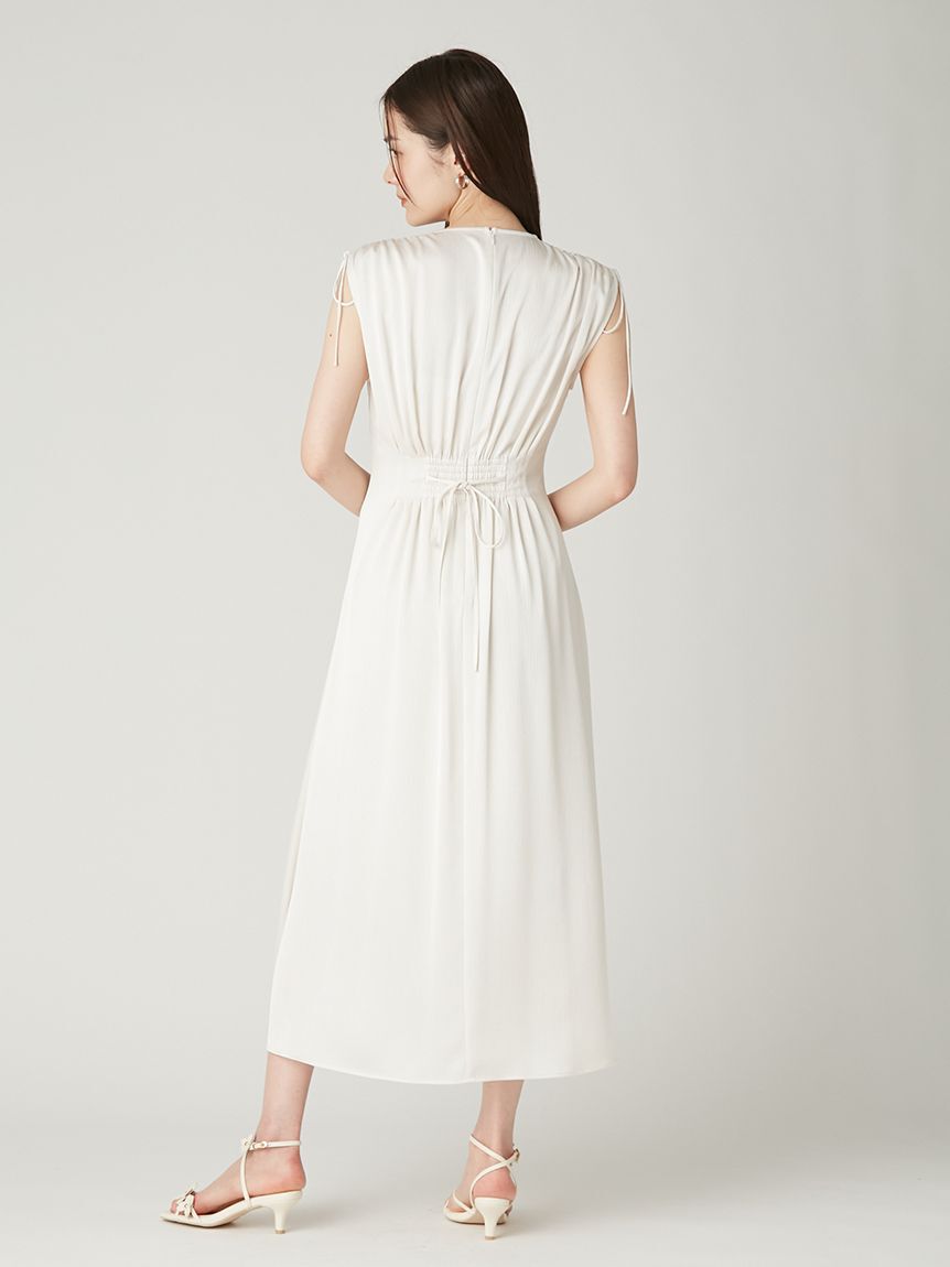 FRAY I.D「ウエストタックサテンワンピース／ウォッシャブル」|ワンピース|