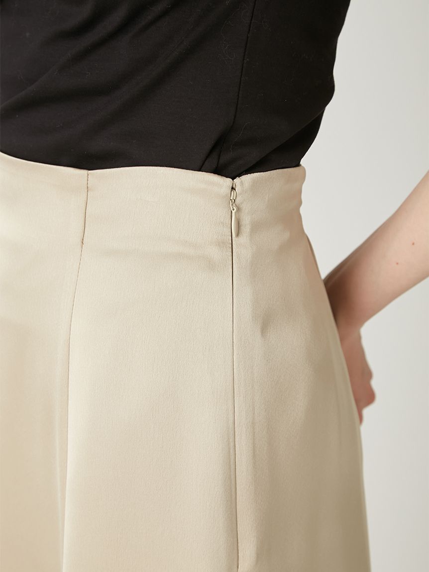 FRAY I.D「レースレイヤードサテンスカート」|スカート|