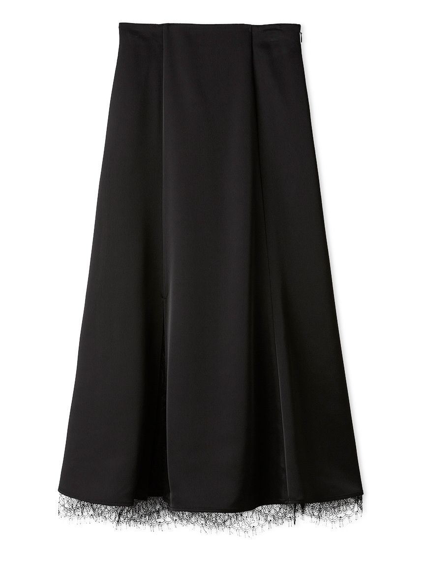 FRAY I.D「レースレイヤードサテンスカート」|スカート|