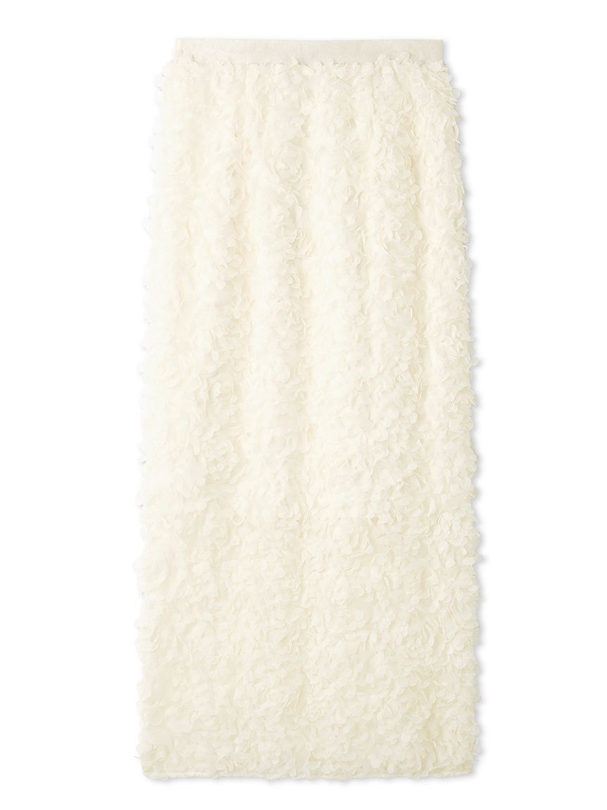 FRAY I.D「3Dフラワーストレートスカート」|スカート|