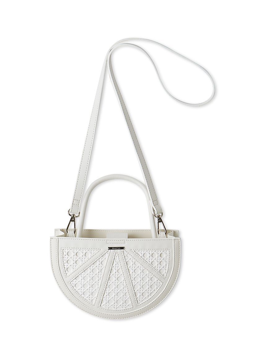 FRAY I.D「フルーツモチーフバッグ」|ハンドバッグ|WHT