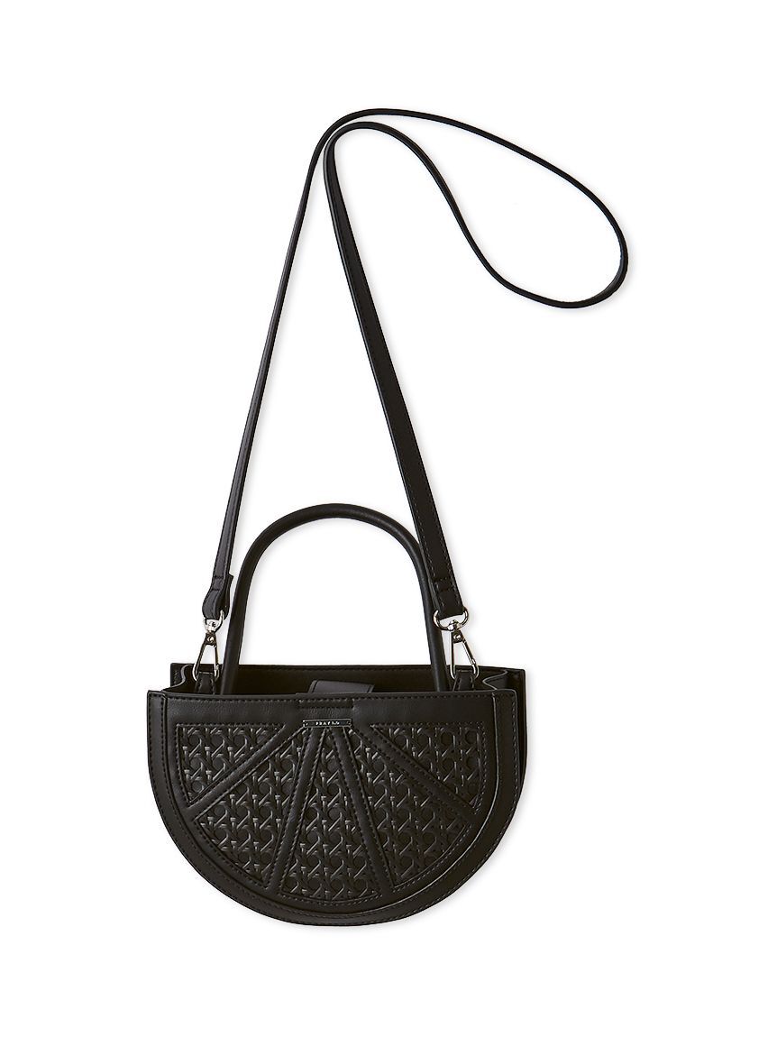 FRAY I.D「フルーツモチーフバッグ」|ハンドバッグ|BLK