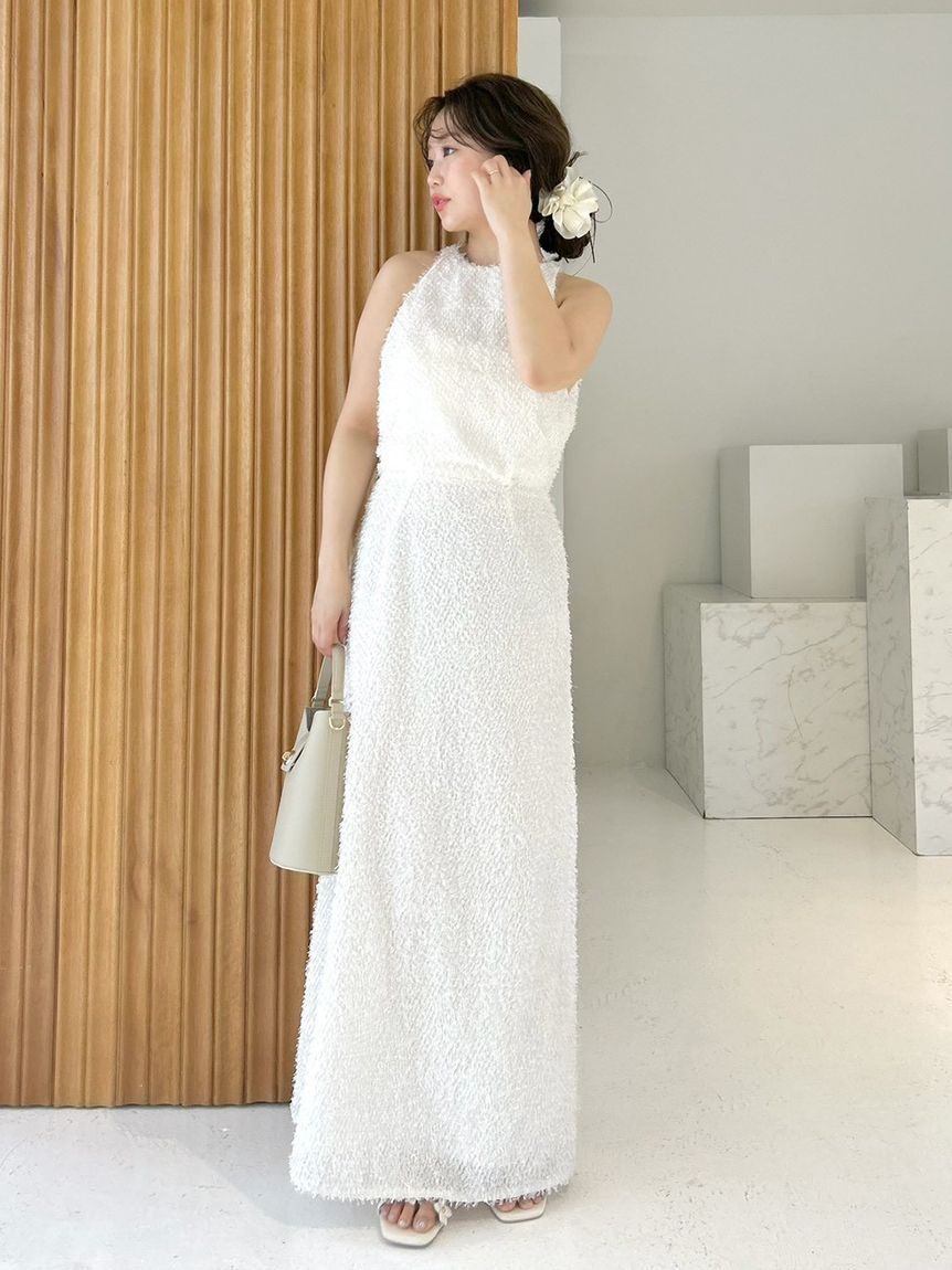 FRAY I.D「フラワーモチーフシュシュ」|ヘアバンド|