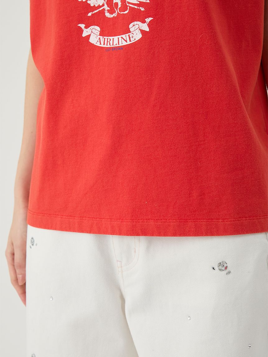 LILY BROWN「【Lily Bear】エアラインTシャツ」|Tシャツ・カットソー|