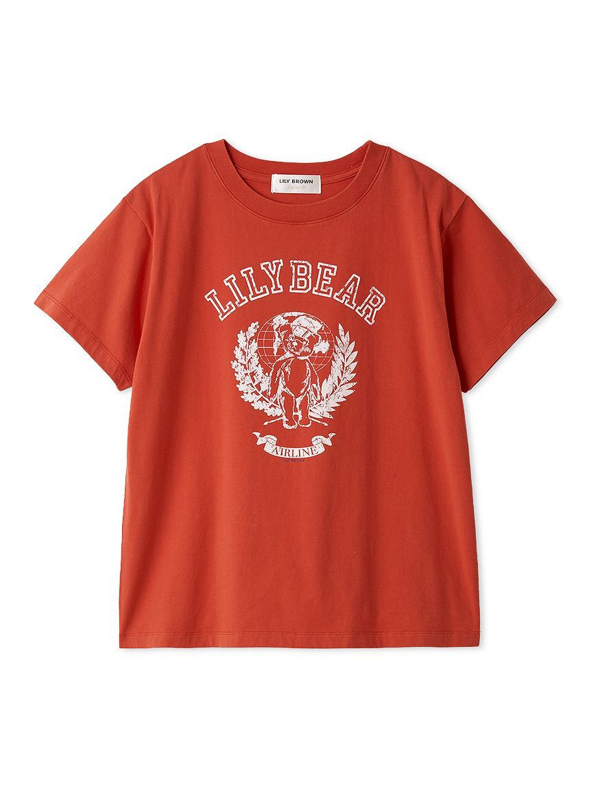 LILY BROWN「【Lily Bear】エアラインTシャツ」|Tシャツ・カットソー|