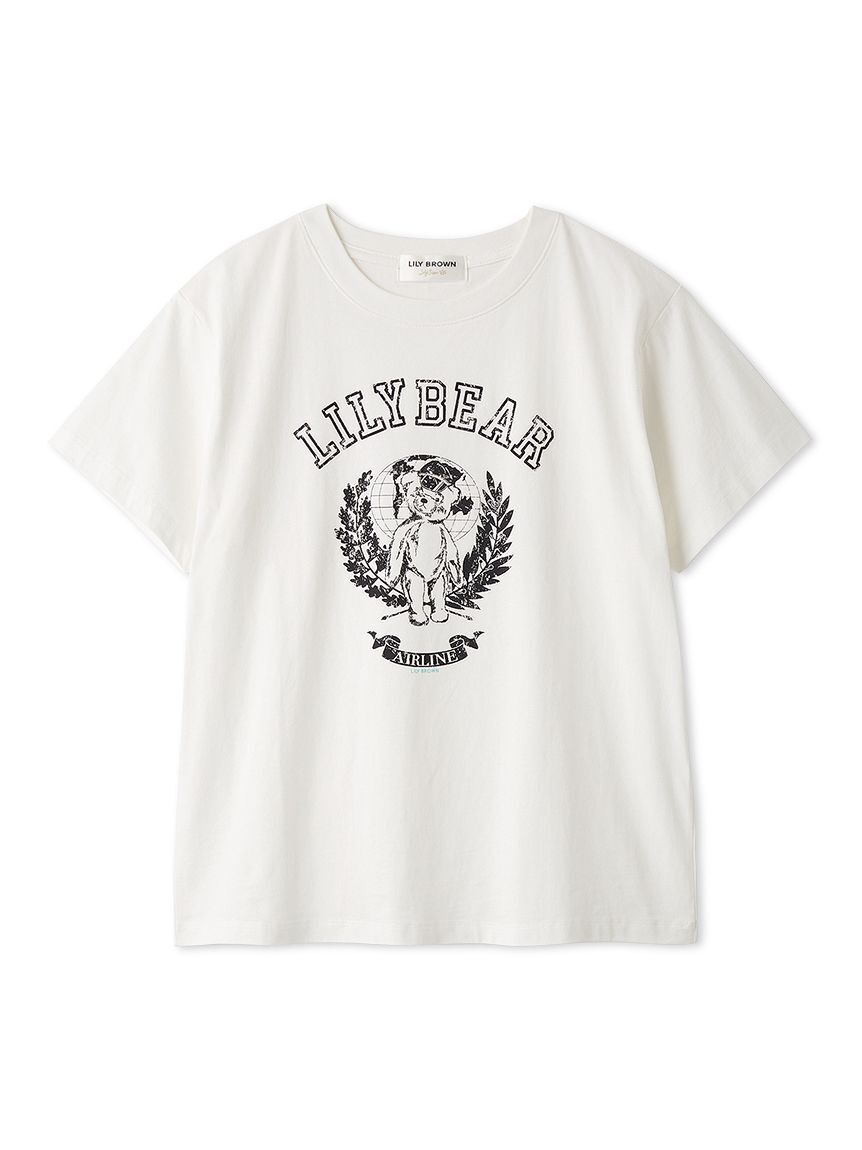 LILY BROWN「【Lily Bear】エアラインTシャツ」|Tシャツ・カットソー|