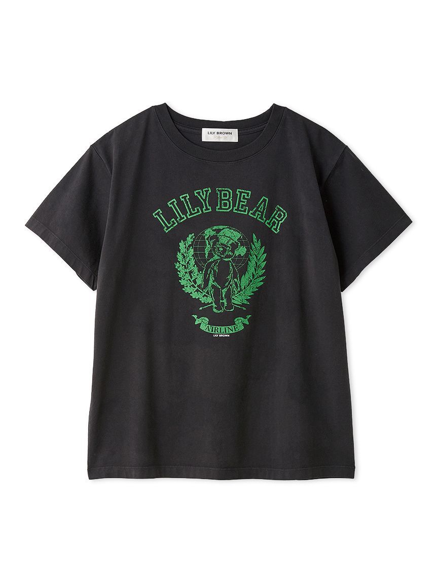 LILY BROWN「【Lily Bear】エアラインTシャツ」|Tシャツ・カットソー|
