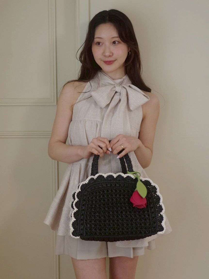 LILY BROWN「ベルト付きタックショートパンツ」|その他|